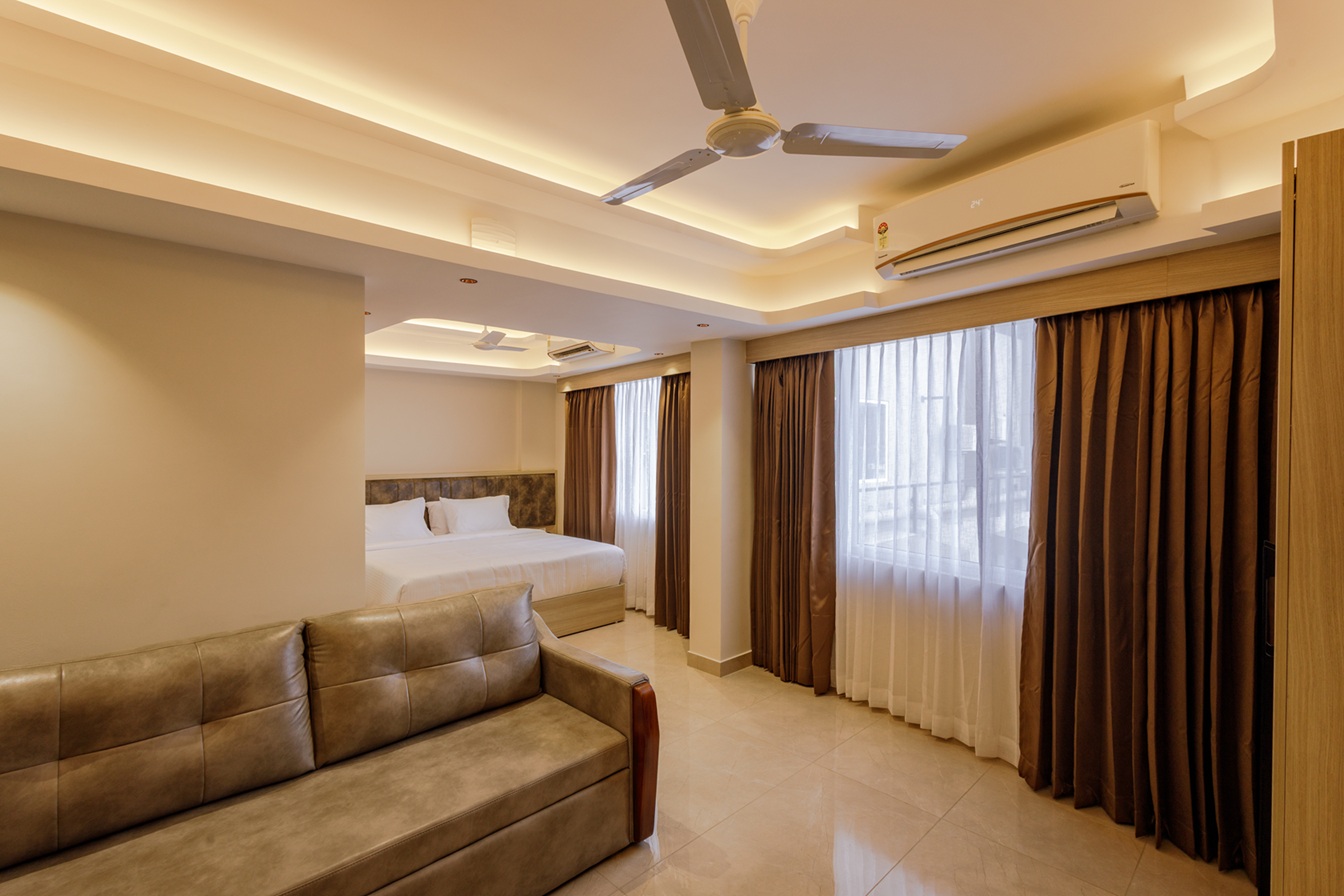 Modern hotel exterior